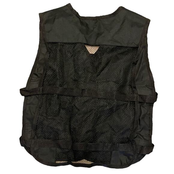 6 Toy Kids Soft Dart Tactical Black Vests With Face Mask Balaclava - Picture 4 of 6